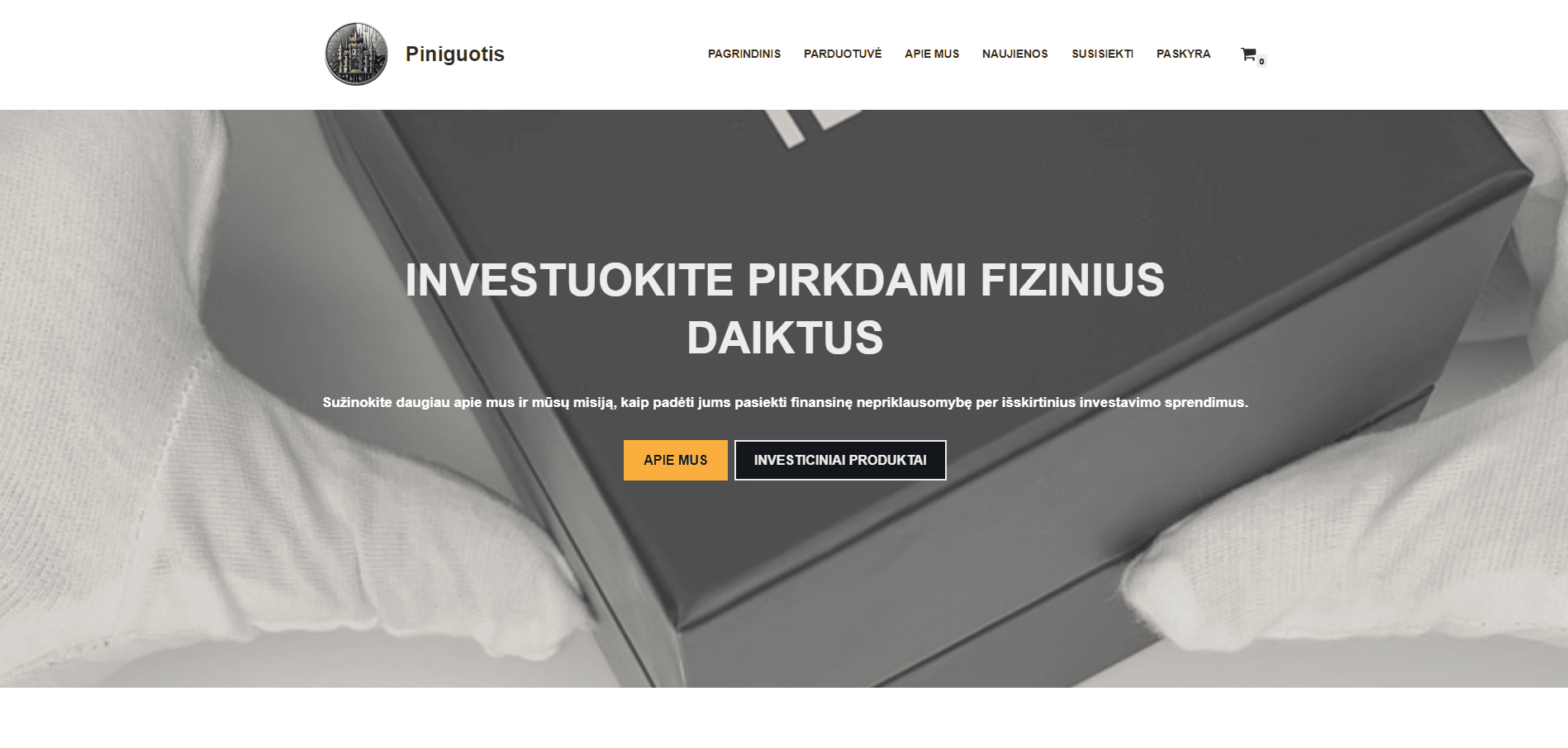 Investment Items Store